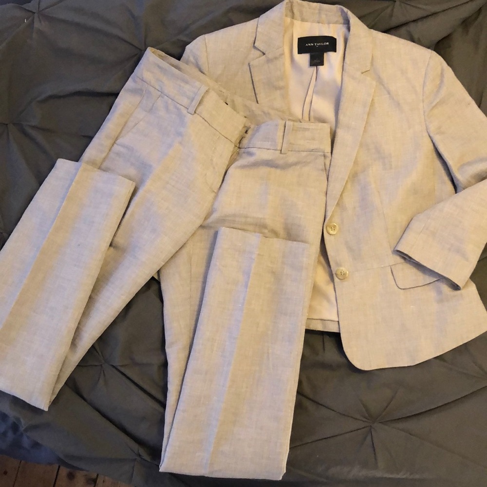 Spring Linen blend Suit